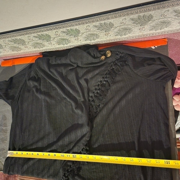 Maurices Double Button Wrap Black Cardigan Size XXL NWT - Picture 11 of 11